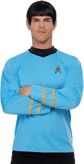 Déguisement Star Trek Officially Licensed Bleu / Costume Haut Uniforme Star Trek Adulte / La Maison Du Déguisement