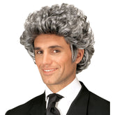 Perruque John Gris / Perruque John Wall Street gris / La Maison Du Déguisement