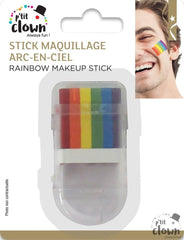 Stick Maquillage Arc en ciel / Fard Maquillage Multicolore / La Maison Du Déguisement