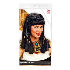 Perruque Cléopâtre avec tresses / Perruque Reine du Nil / Perruque Impératrice Egyptienne / La Maison Du Déguisement