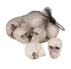 Mini Crânes Lot De 12 / Set 12 Têtes De Mort / Mini Têtes De Mort 4 cm / La Maison Du Déguisement