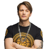 Collier Bling Bling Argent / Chaîne Pimp Argent / La Maison Du Déguisement