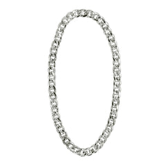 Collier Bling Bling Argent / Chaîne Pimp Argent / La Maison Du Déguisement