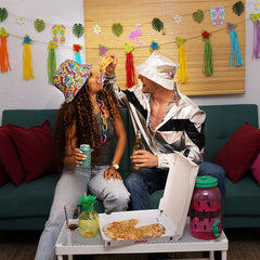 Collier Bling Bling Argent / Chaîne Pimp Argent / La Maison Du Déguisement