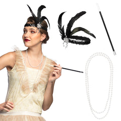 Set accessoires Années 1920,30 / Kit Charleston Année 1920,30 / La Maison Du Déguisement