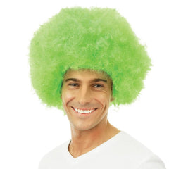 Perruque Afro Jimmy vert / Perruque Afro Groove Vert / La Maison du Déguisement