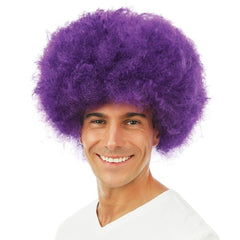 Perruque Afro Jimmy Violet / Perruque Afro Groove Violet / La Maison du Déguisement