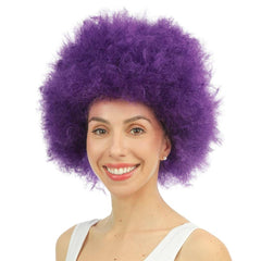 Perruque Afro Jimmy Violet / Perruque Afro Groove Violet / La Maison du Déguisement