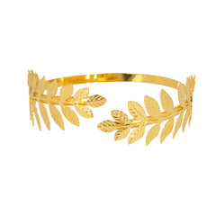 Bracelet Laurier Élégant Dorée / Bracelet Romaine / Bracelet Grecque Or / La Maison Du Déguisement