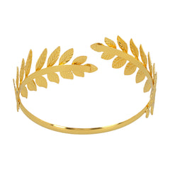 Bracelet Laurier Élégant Dorée / Bracelet Romaine / Bracelet Grecque Or / La Maison Du Déguisement