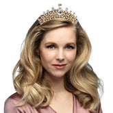 Diadème de Princesse Luxe / Tiare Métal Royal Sophia / Couronne Royal Lady / La Maison Du Déguisement