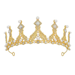 Diadème Princesse en métal / Couronne Royal Elizabeth en métal / Couronne de Reine en métal / La Maison du Déguisement