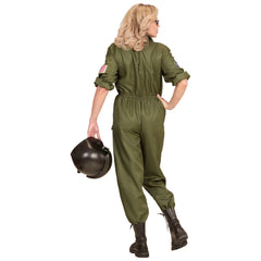 Location Déguisement Pilote de Chasse Femme / Location Costume Aviateur / Location Costume Top Gun / La Maison Du Déguisement