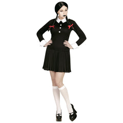 Déguisement Écolière Sombre Femme / Costume Mercredi Fille Sombre Adulte / La Maison Du Déguisement