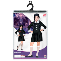 Déguisement Écolière Sombre Fille / Costume Mercredi Fille Sombre Enfant / La Maison Du Déguisement