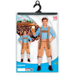 Déguisement Bavarois Salopette Beige / Costume Tyrolien Beige Adulte / Déguisement Oktoberfest / La Maison Du Déguisement