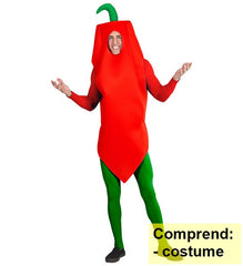 Déguisement Piment Homme / Costume Piment Homme / La Maison Du Déguisement