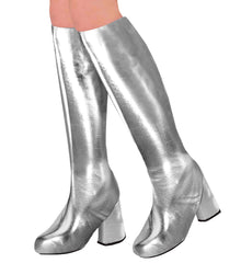 Cache Bottes Argent / Paires de Sur Bottes Argent / La Maison Du déguisement