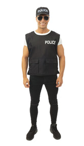 Déguisement Gilet Policier / Costume Gilet police / Gilet Policier / La Maison du Déguisement