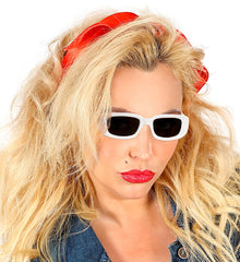 Lunettes Polnareff Blanc / Lunettes Michel Blanc / La Maison Du Déguisement