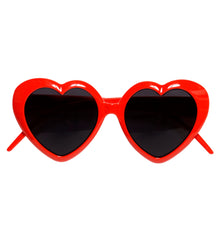 Lunettes Cœur Rouges / Lunettes Coeurs Lolita Rouge / La Maison du Déguisement