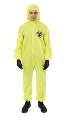 Déguisement combinaison Danger Biologique Adulte / Costume Toxique jaune / La Maison du Déguisement