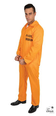 Déguisement Prisonnier Américain Homme / Costume Guantanamo Orange Adulte / La Maison Du Déguisement