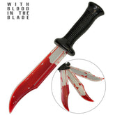 Couteau Faux Sang Liquide / Couteau De Zombie Sanglant / Couteau Ghost Face Scream / La Maison Du déguisement