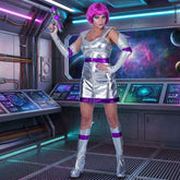 Déguisement Femme Le L'espace Adulte / Costume Space Girl Femme / Costume Robe Futuriste Femme / La Maison Du Déguisement