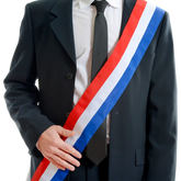Écharpe De Maire / Écharpe Tissu Tricolore Bleu Blanc Rouge / écharpe France / La Maison Du Déguisement