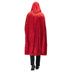 Cape Capuche velours Rouge / Cape avec capuche velours Dawn Rouge / La Maison Du Déguisement