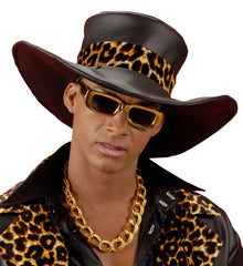 Collier Or / Chaîne dorée / Collier Bling Bling / Collier Pimp Or / La Maison Du Déguisement