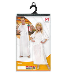 Déguisement Toge Romain Blanche Homme / Costume Toge Grec Blanc Adulte / La Maison Du Déguisement