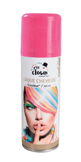 Bombe cheveux couleur rose / Laque cheveux rose / Spray laque cheveux rose / La Maison Du déguisement