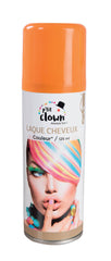 Bombe cheveux couleur orange / Laque cheveux orange / Spray laque cheveux orange / La Maison Du déguisement