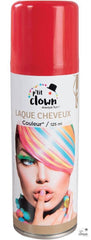 Bombe cheveux couleur rouge / Laque cheveux rouge / Spray laque cheveux rouge / La Maison Du déguisement