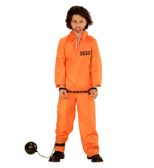 Déguisement Prisonnier Américain Enfant / Costume Guantanamo Orange Enfant / La Maison Du Déguisement
