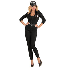 Location Déguisement Combinaison Policière FBI Femme / Location Costume Agent FBI Adulte / La Maison Du Déguisement