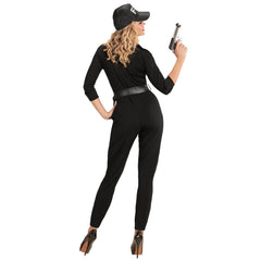 Déguisement Combinaison Policière FBI / Costume Agent FBI Femme / La Maison Du Déguisement