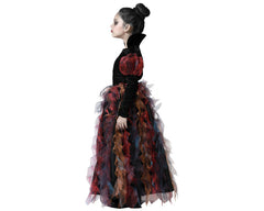 Déguisement Comtesse Vampire Enfant / Costume Vampire Robe Longue Fille / La Maison Du Déguisement