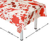 Nappe Halloween Ensanglanté / La maison Du Déguisement