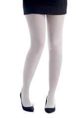 Collant Opaque Blanc / Collant Blanc / La Maison Du Déguisement