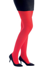 Collant Opaque Rouge / Collant Rouge / La Maison du Déguisement