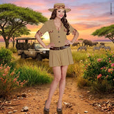 Déguisement Safari Femme / Costume Colonial Jungle Julia Adulte / La Maison Du Déguisement
