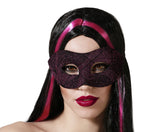 Loup Halloween Violet / Masque Paillettes Violet / La maison Du Déguisement