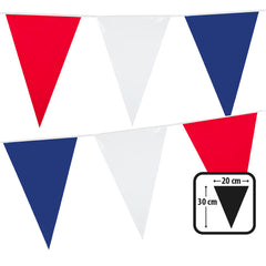 Guirlande France, Bleu Blanc Rouge / Guirlande Tricolore / La Maison Du Déguisement