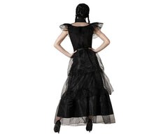 Déguisement Robe De Bal Style Mercredi Addams Femme / Costume Fille Morte Noire Adulte / La Maison Du Déguisement