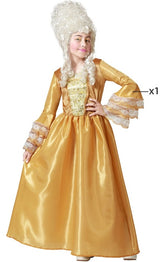 Déguisement Marquise Dorée Enfant / Costume Courtisane Or Enfant / La Maison Du Déguisement