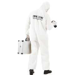 Déguisement Police Scientifique Blanc Adulte / Costume Enquêteur Scene Du Crime / La Maison Du Déguisement