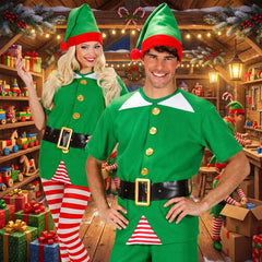 Déguisement Lutin De Noël Femme / Costume Elfe Qui Aide Le Père Noël Adulte / La Maison Du Déguisement